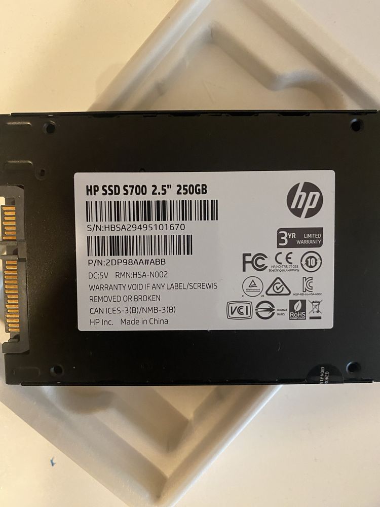 Ssd HP 250 gb ca nou