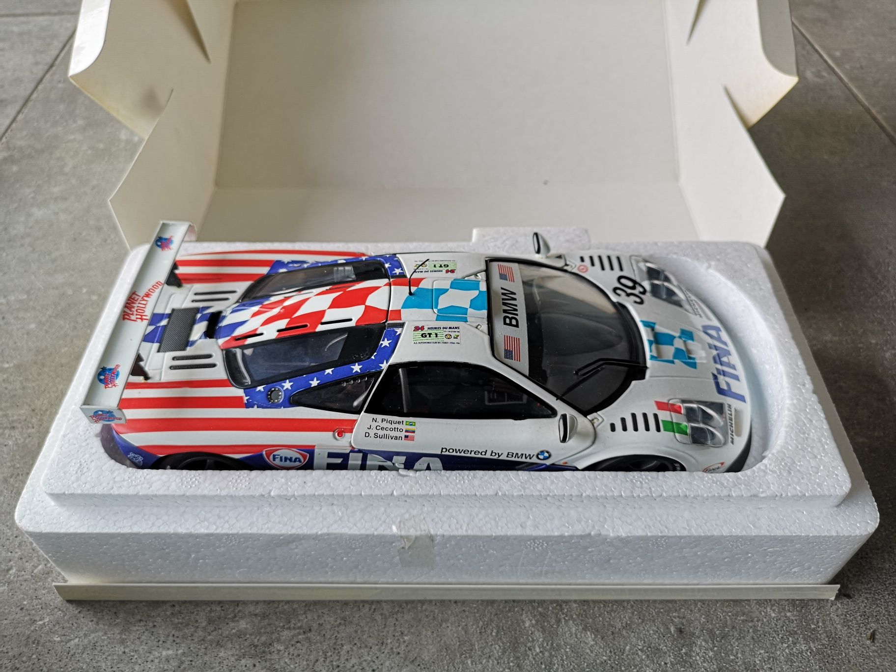 Macheta McLaren F1 GTR Lemans BMW 1:18