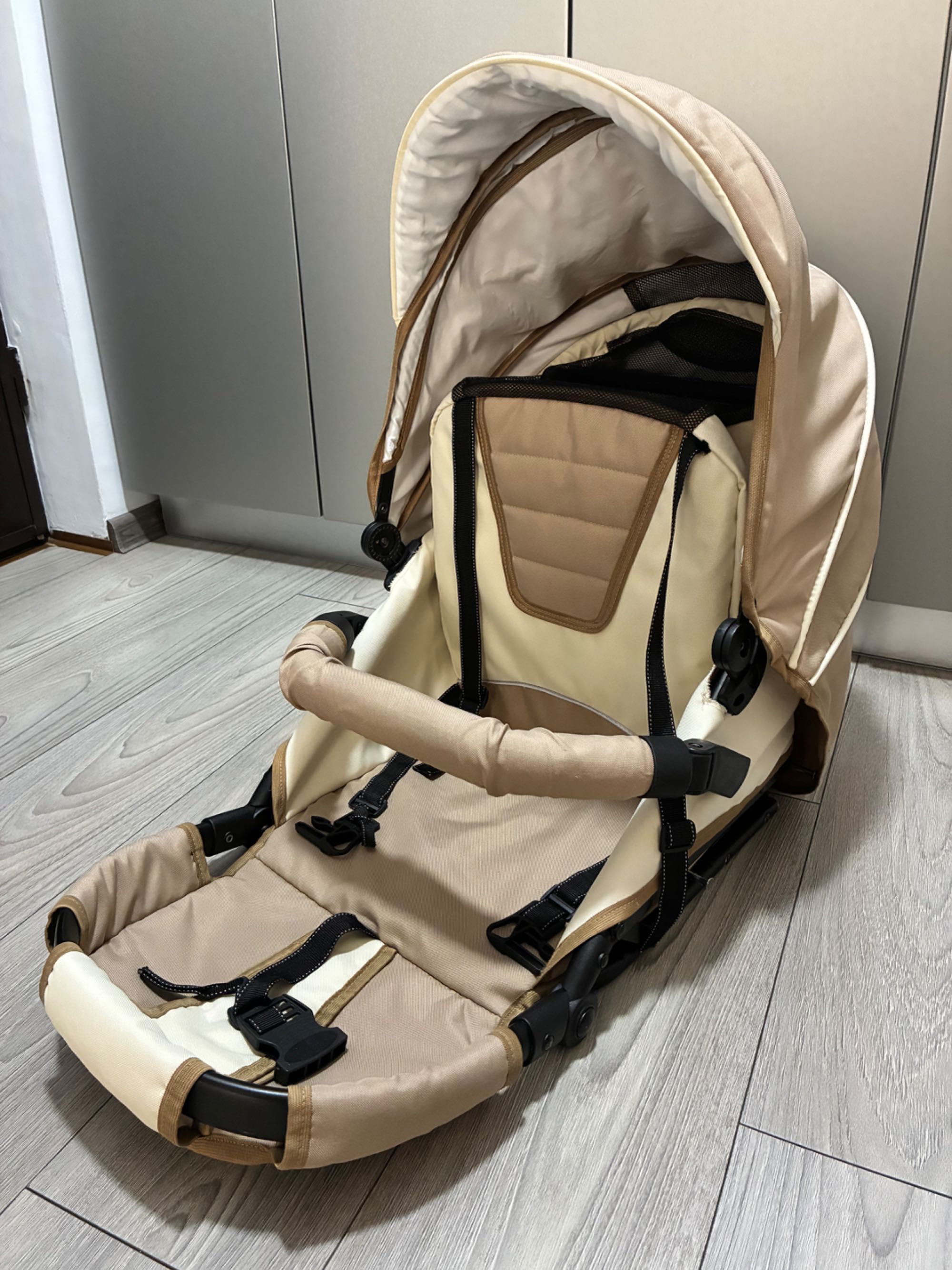 Vand Carucior 3 in 1 Kraus Clasic Beige - Krausman