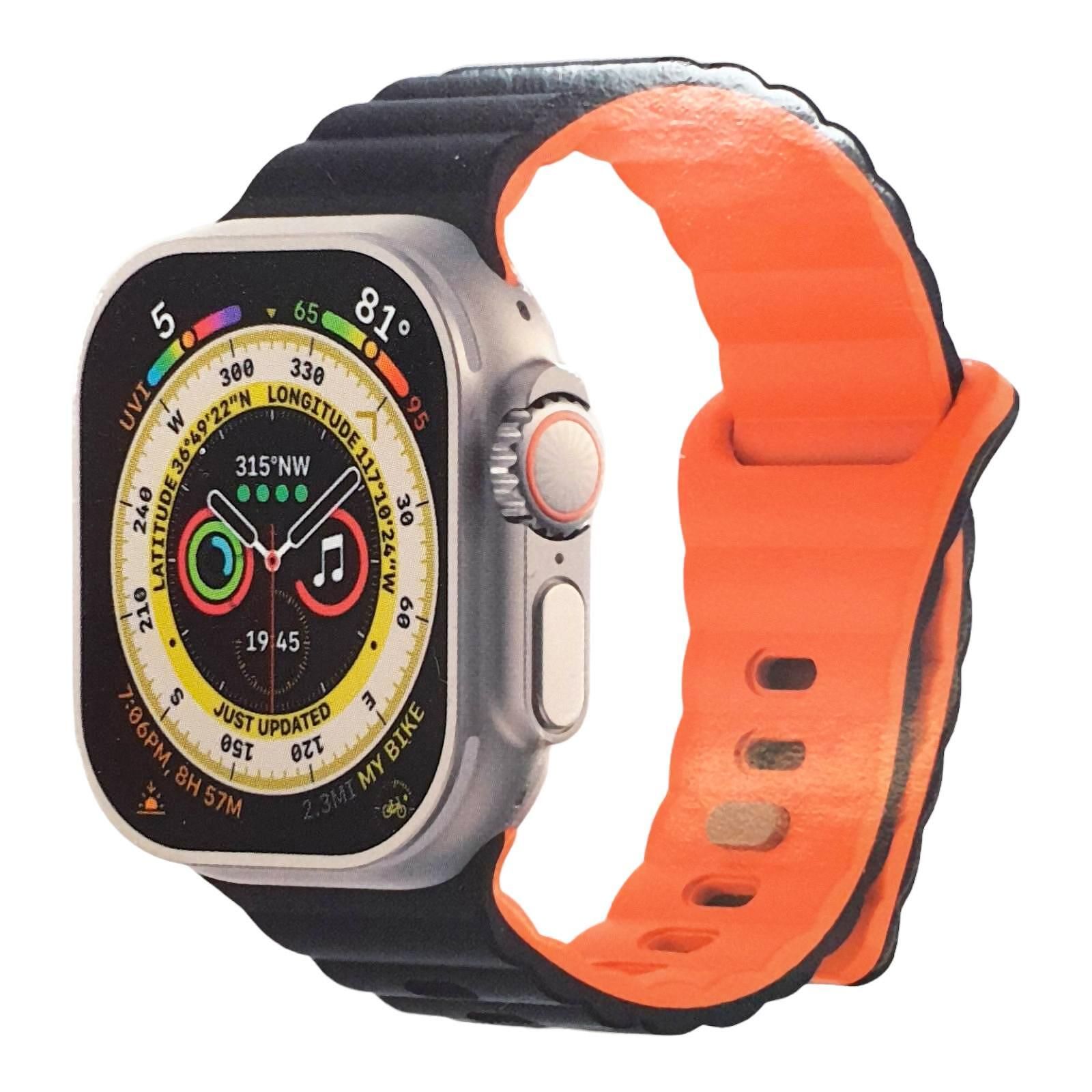 Силиконова каишка gear4 two tone sport band за apple watch ultra 1/ 2