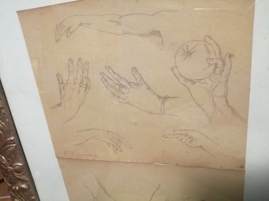 Tablouri Paul Delvaux - desene de colectie, studii originale, semnate