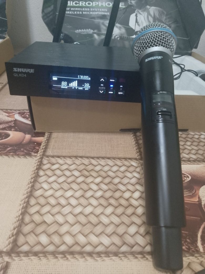 Sistem wireless shure QLxd 4 impecabil nou