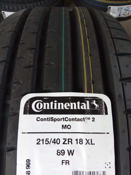 2 Нови летни гуми 215/40ZR18 Continental ContiSportContact 2 MO XL 89W