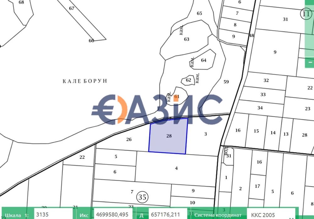 Парцел в УПИ на ез. Мандра, в с. Димчево, обл. Бургас, България, 9572