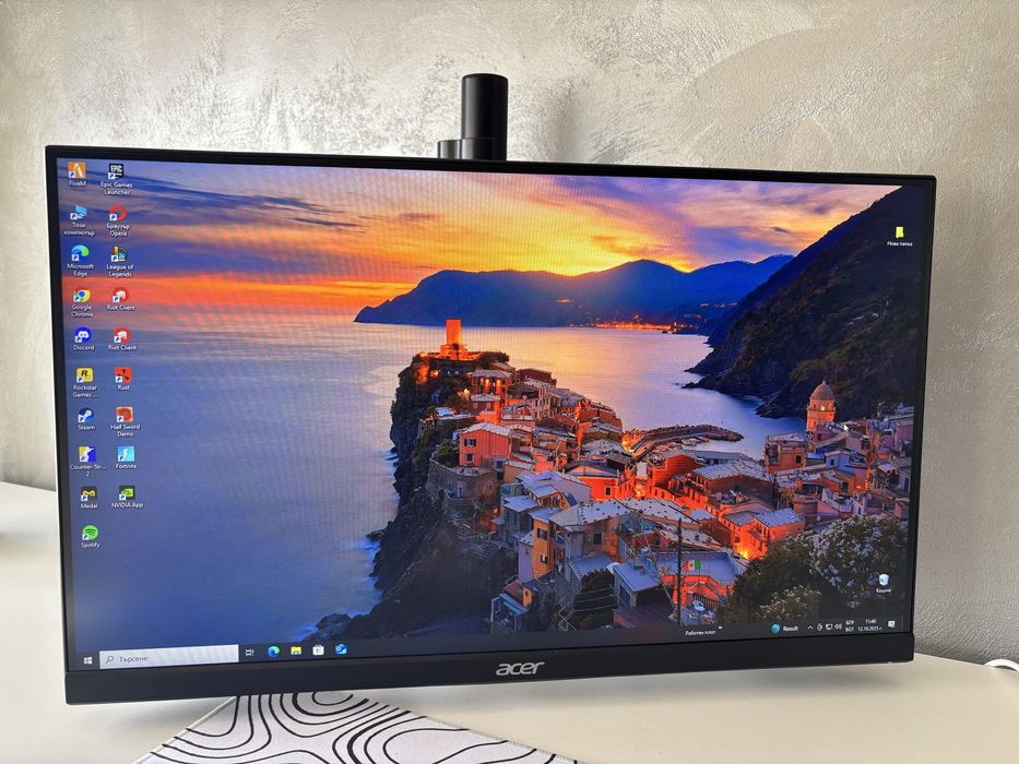 Геймърски монито acer nitro vg220q