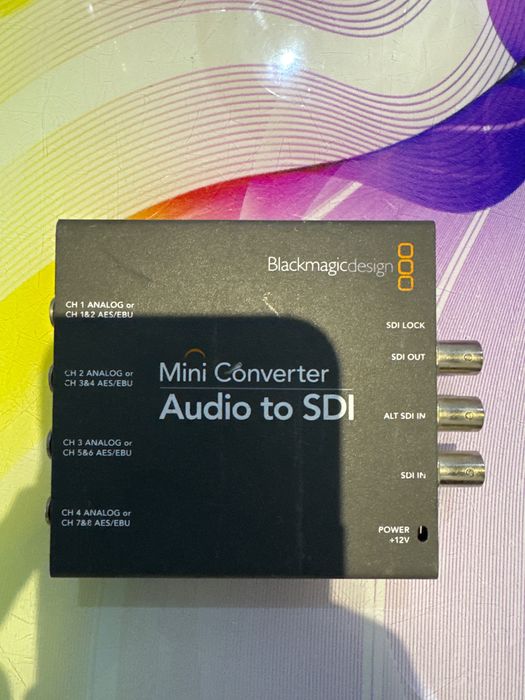 Blackmagic Design Mini Converter Audio to SDI – convertor audio Profi
