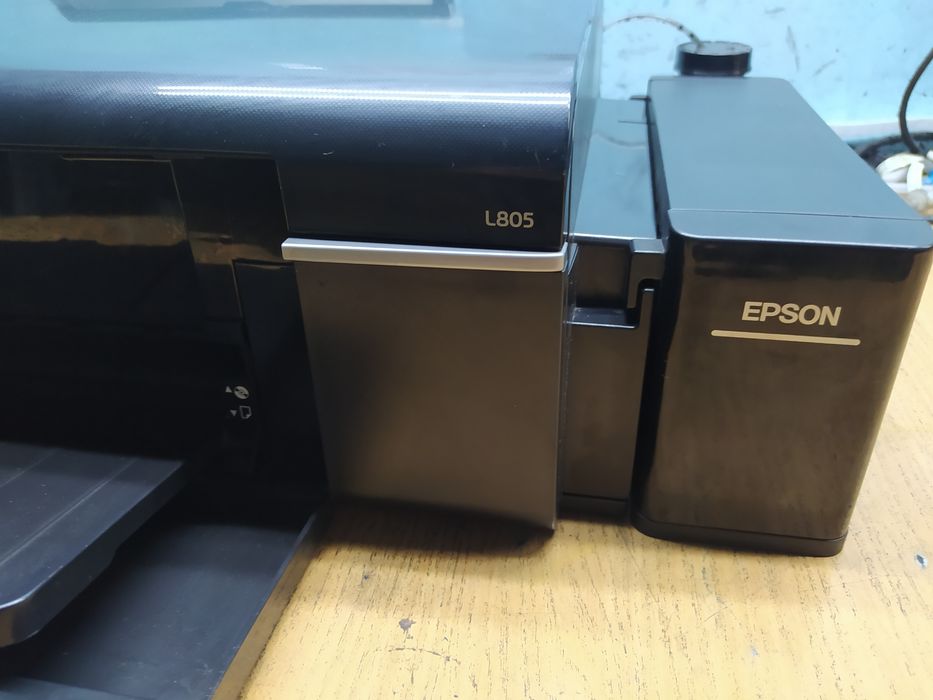 Epson L805, тест дюз 100%, головка 20 тыс копий, механизм 65 тыс копий