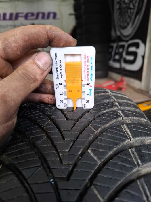 2 Всесезонни гуми Кумхо 205/55/16 ДОТ21 (безплатно поставяне)