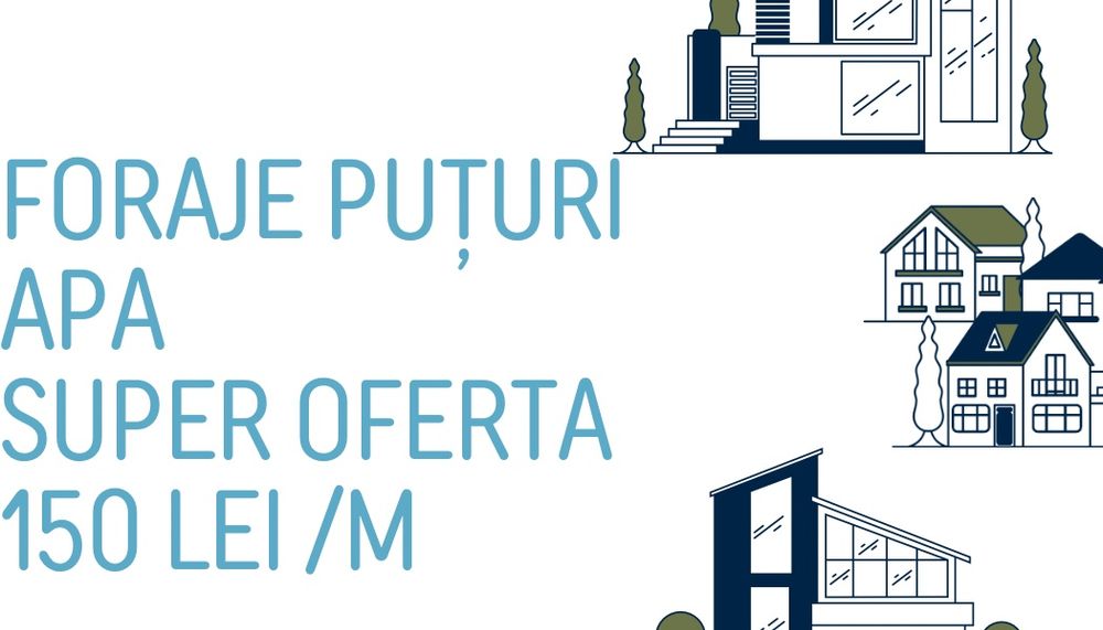 Foraje puturi de apa Bals,Pielești,Scornicești,Bobicești,Mogosești,Leu