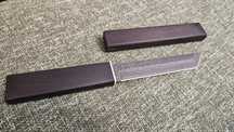 Cutit japonez samurai damasc teaca din lemn de abanos