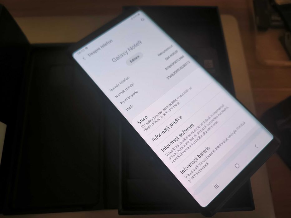 Galaxy Samsung Note 9 5G Full box