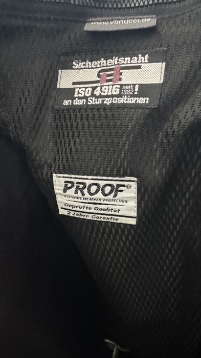 Pantaloni moto vanucci piele naturala touring motocicleta cu protectii
