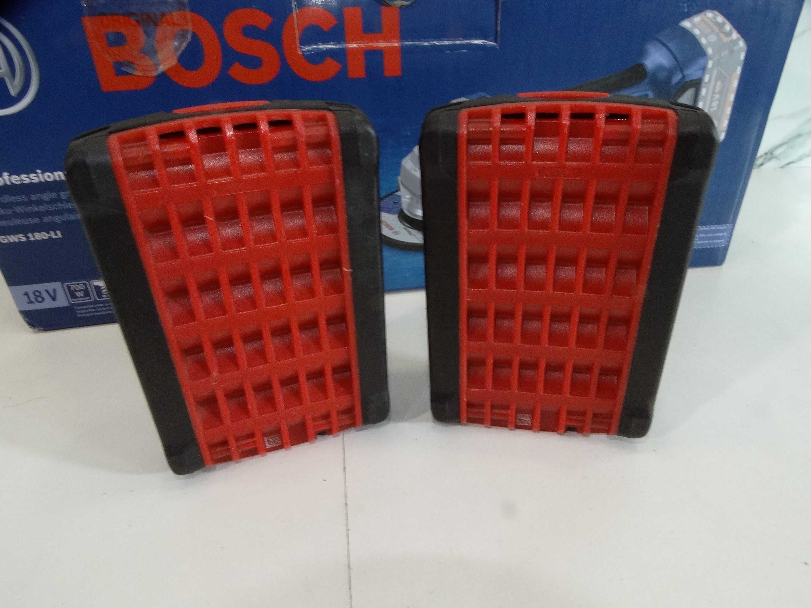 Ново - Bosch GWS 180 Li / 2 x 2.0 Ah -  Безчетков ъглошлайф