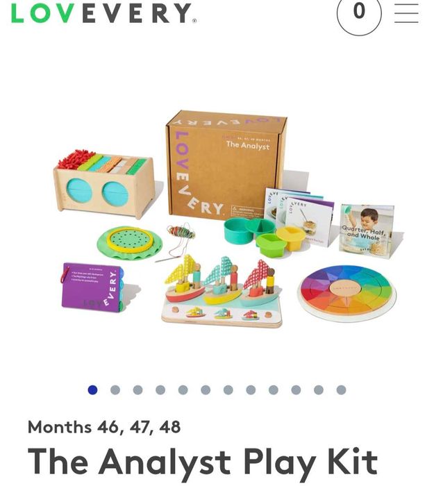 Lovevery The Analyst Play Kit, 46, 47, 48 месеца.