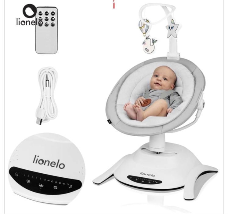 Комплект бебешка люлка и шезлонг 2 в 1, 0-9 кг Lionelo