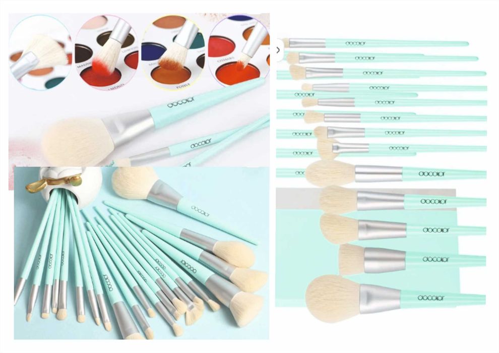 Set pensule profesionale pt machiaj  22 bucati