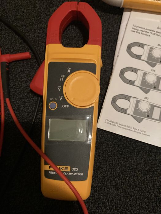 Tester fluke 323 clamp meter