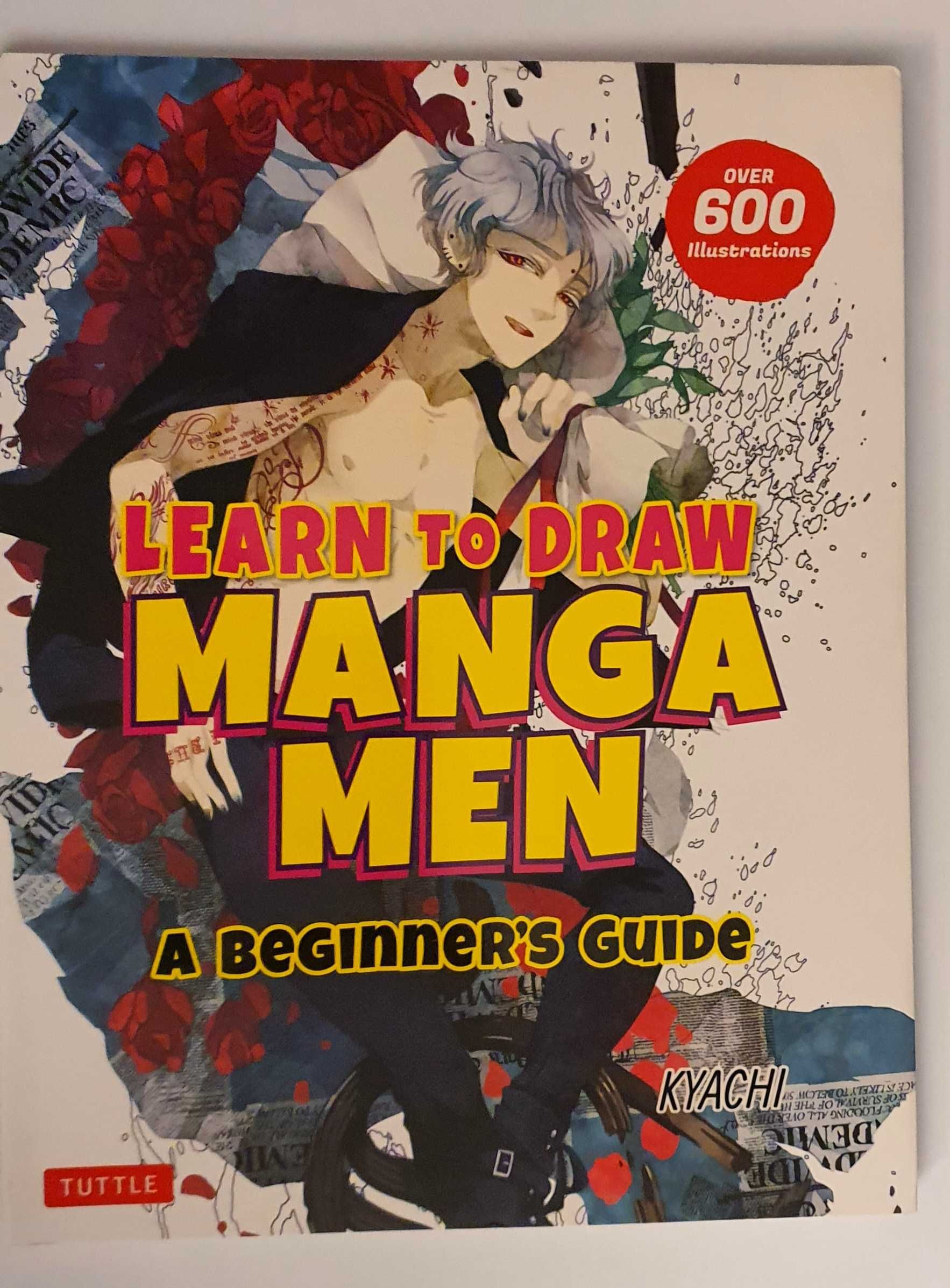 Carte Learn to draw Manga men. A begginer's guide