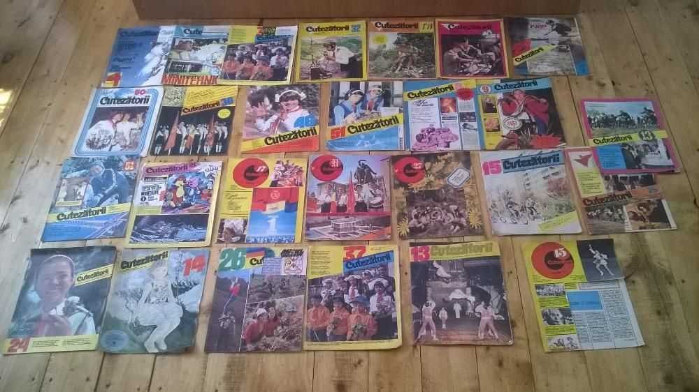 45 reviste "Cutezatorii", vechi anii 1970, Vintage/ colecție/comunism