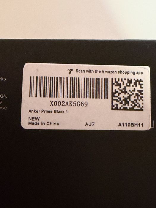 Baterie externa Anker Prime Black 1 Sigilat