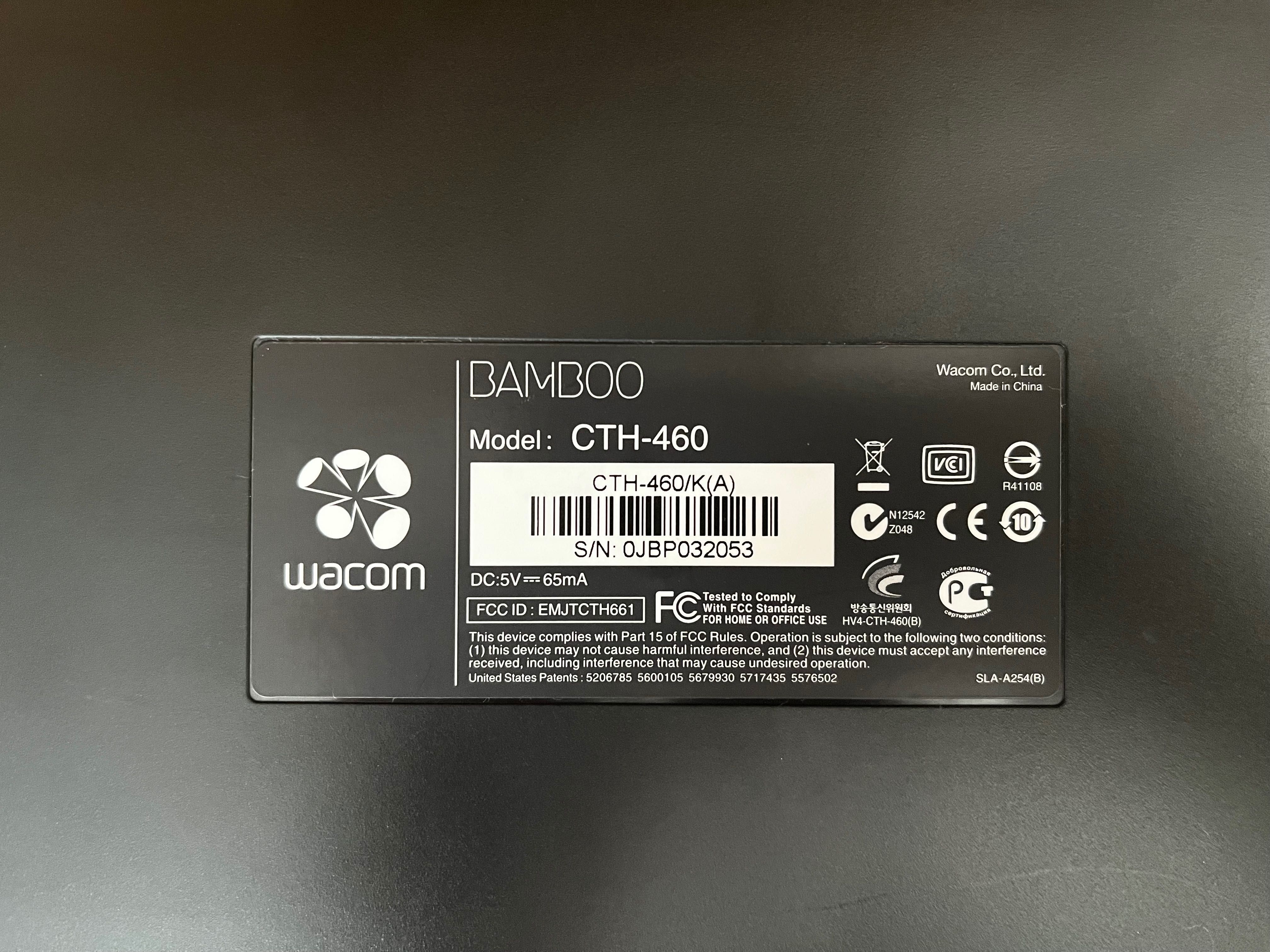 Tableta grafica Wacoom Bamboo CTH-460