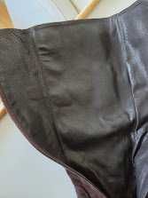 Дамски ботуши кафяв велур