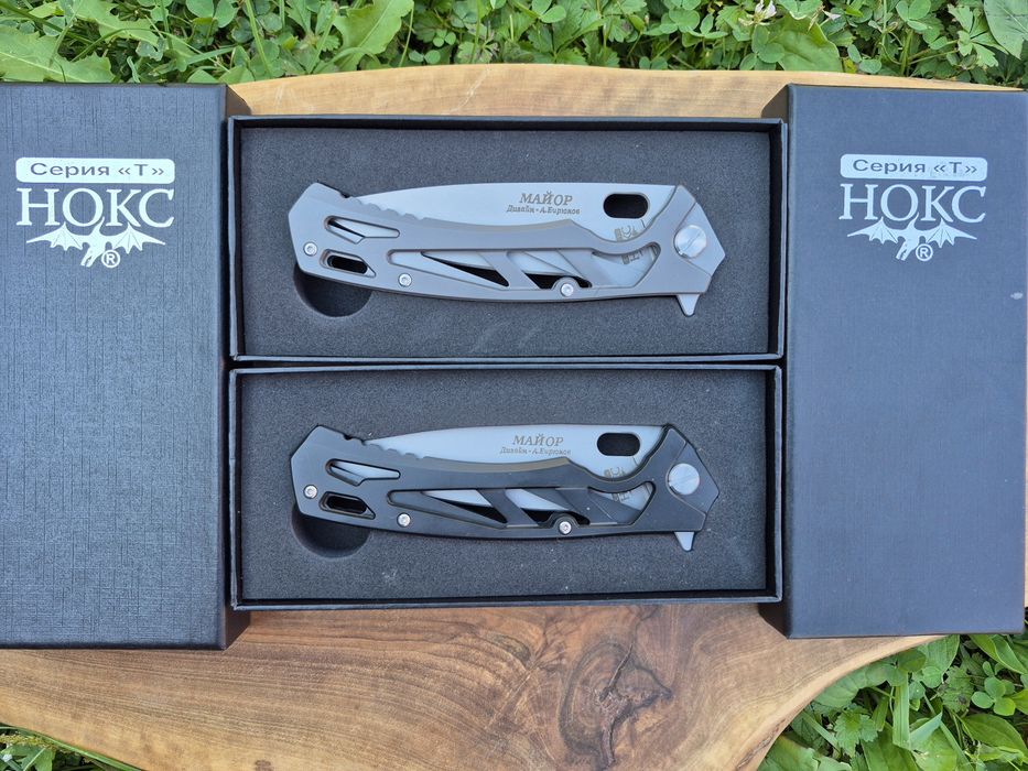 Руски сгъваем нож НОКС МАЙОР нов модел