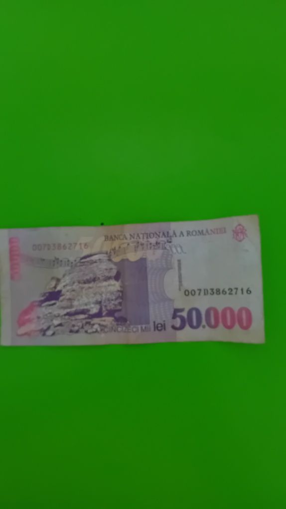 Bacnota 50.000 lei anul 1996