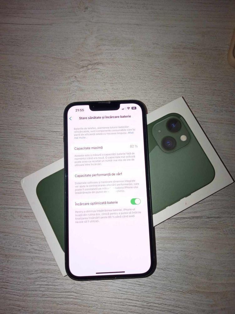 Iphone 13 128 GB green negociabil