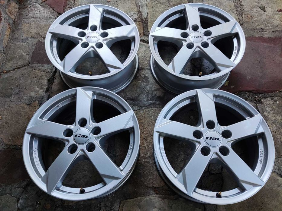 5x112 16 цола лети джанти Rial 16 цола 5x112 VW Audi Seat ET42