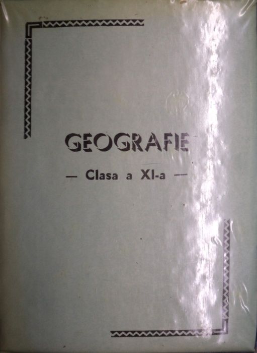 COLECTIE: Diapozitive "Geografie Clasa a XI-a" VINTAGE 1982 + catalog