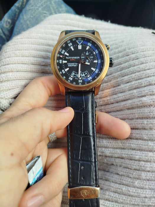 Мужские Ручные часы Romanson . водонепроницаемые