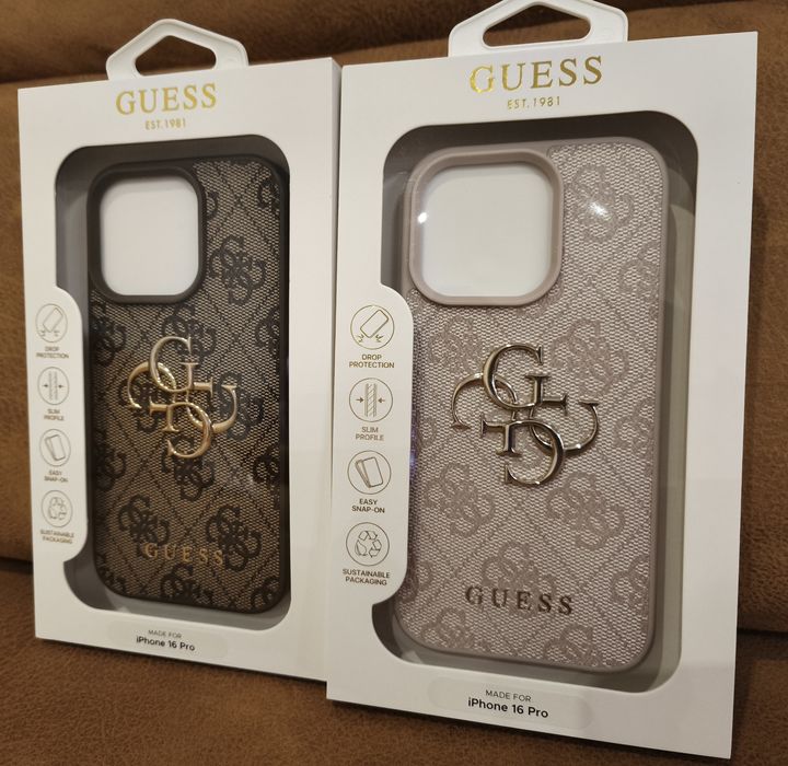 Оригинален калъф на Guess за iPhone 16 Pro