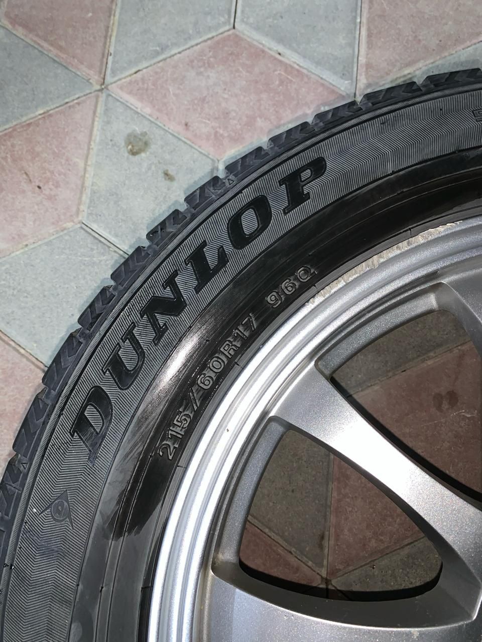 Шины зимние Dunlop с титановыми дисками