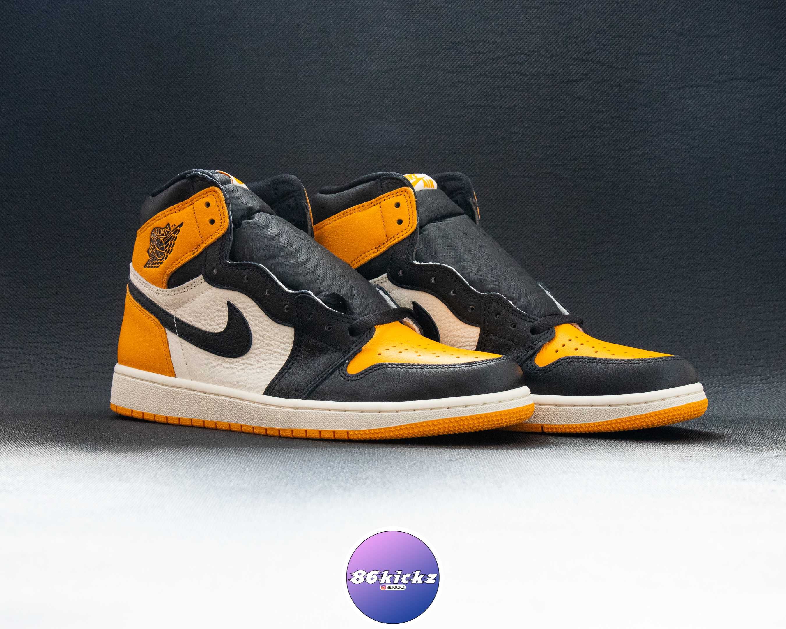 Nike Air Jordan 1 Retro High OG Taxi Yellow Toe, 42.5, noi