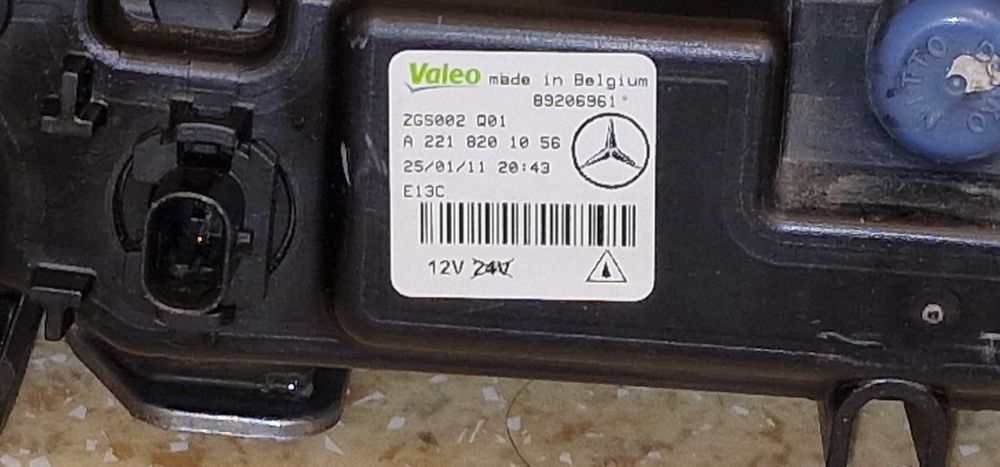 Mercedes S-Class w221 Lumini de zi daylight DRL proiectoare faruri