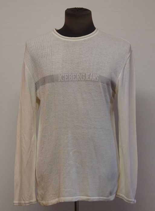 Pulover Jeans Iceberg bumbac marimea L