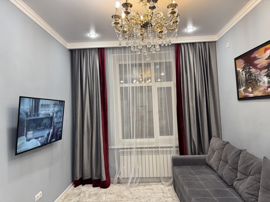 Шторы 2 комплекта, с тюлем