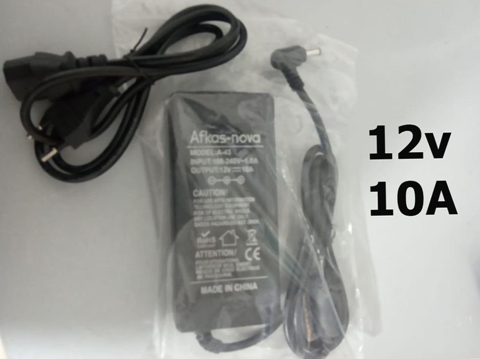 адаптер блок питания 12v - 1А, 2А, 3A, 4А, 6А, 8А, 10А и другие