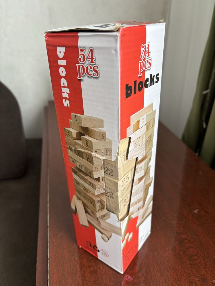 Продам детскую  игру дженга ,игра в блоки ,