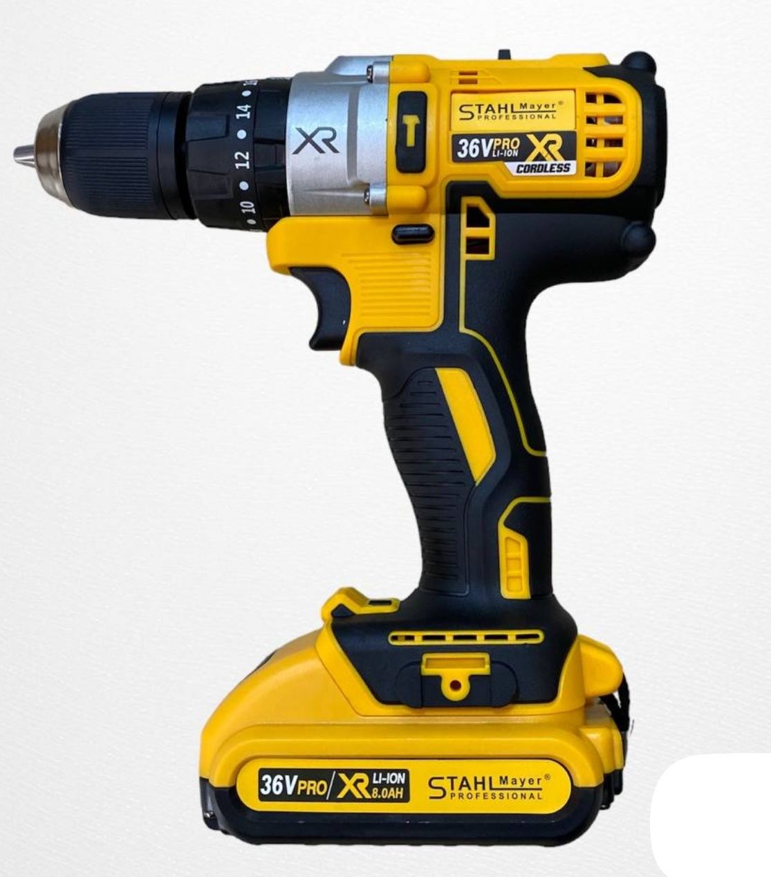 Ударен Акумулаторен Винтоверт STAHLMAYER + 111 части XR 36V Безжичен