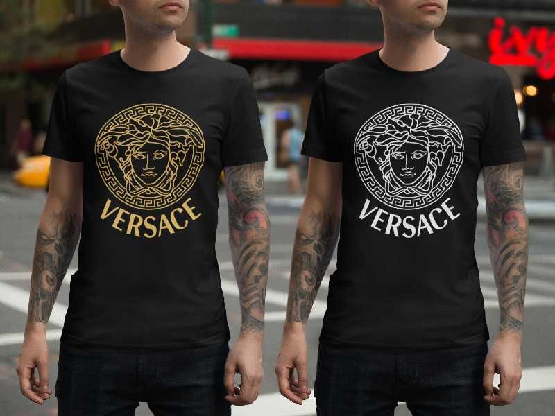 Мъжка тениска Versace принт Различни модели размери и цветове