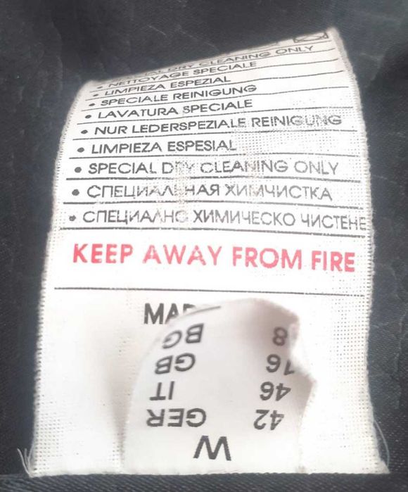 Дамско палто от норка с яка от лисица размер М