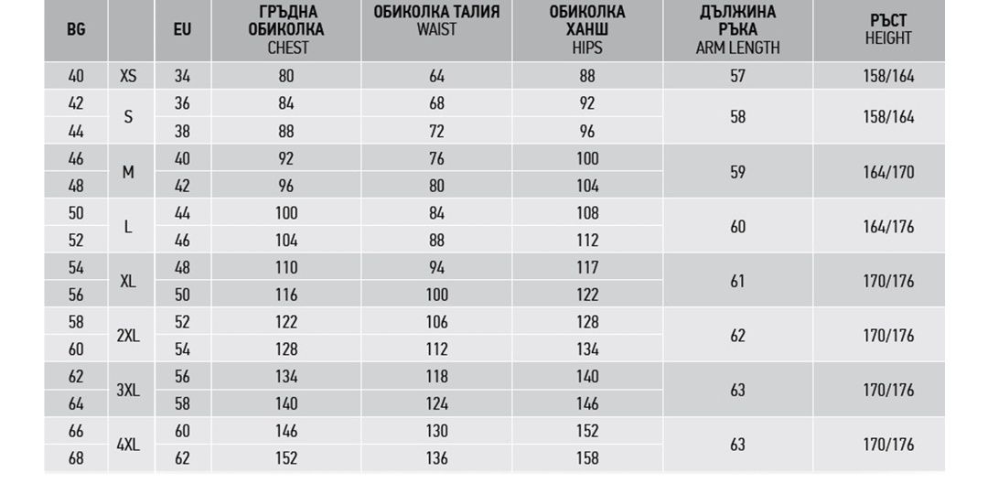 Работно зимно яке-унисекс в различни размери