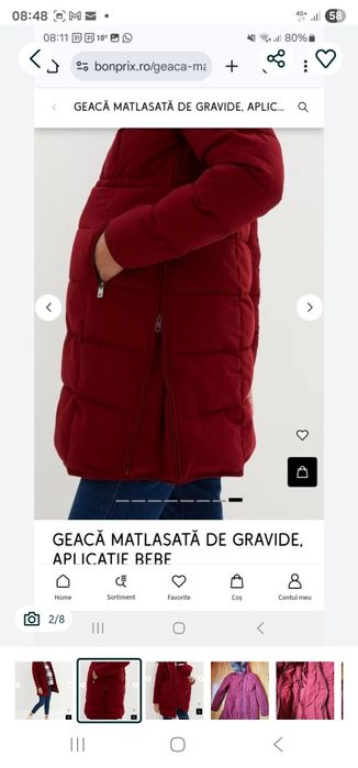 Geaca iarna gravide