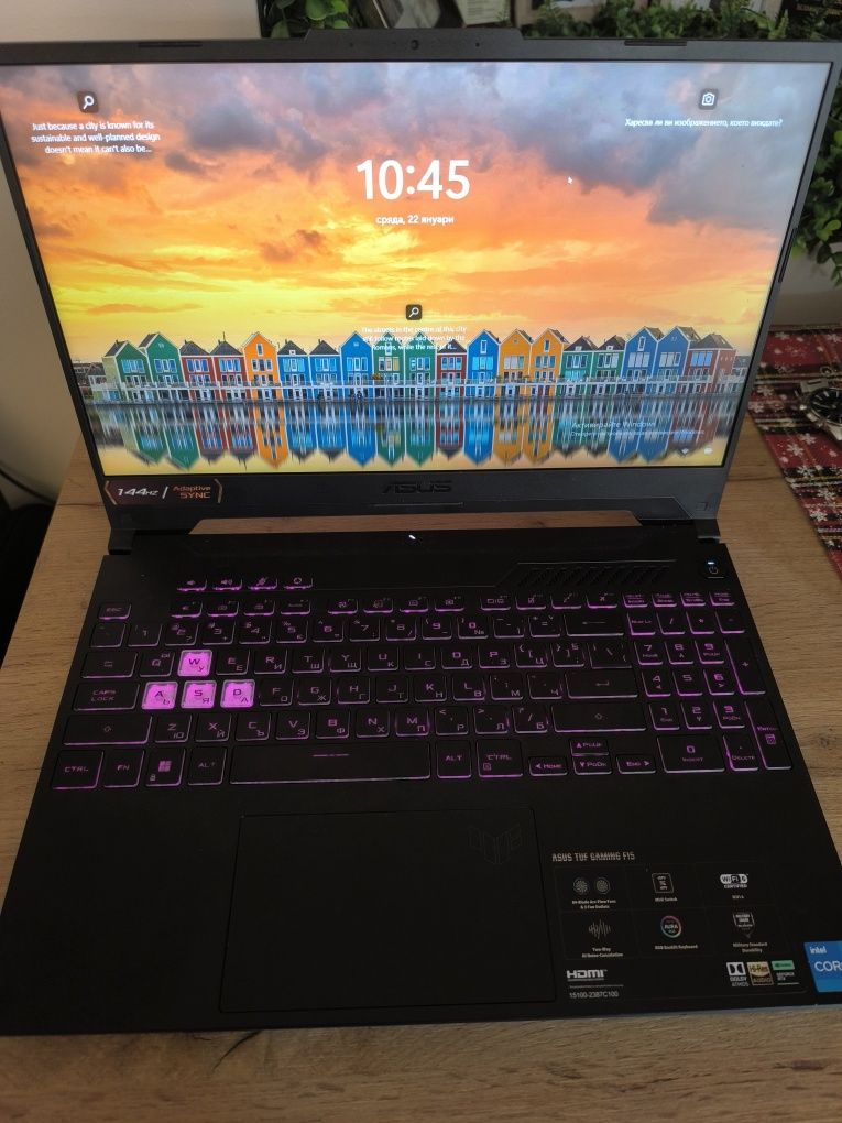 Гейминг лаптоп ASUS TUF Gaming F15 FX507ZC4-HN141
