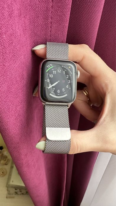 Часы apple watch 5, стальные 40мм