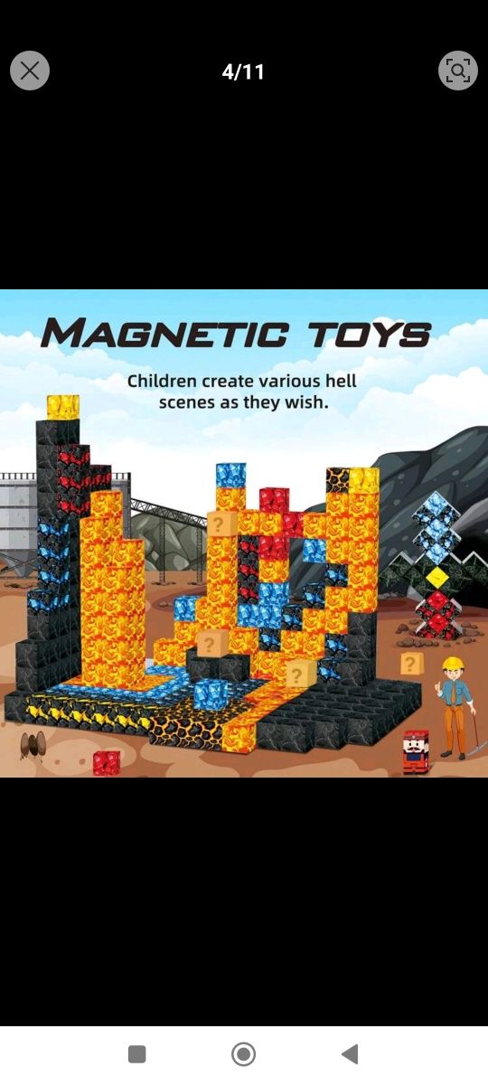 Магнитни кубчета Maincraft
