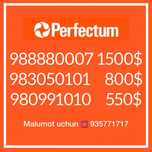 Perfectum nomerlar sotiladi