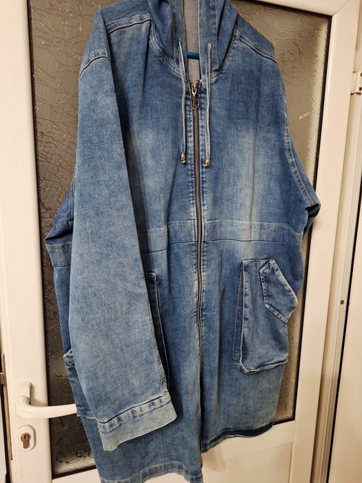 Макси дънково яке